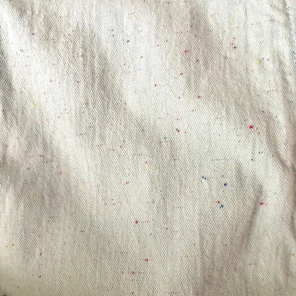 Madewell Slim Emmett Wide-Leg Crop Pants Speckle Light Blue Size 28 - Picture 12 of 14